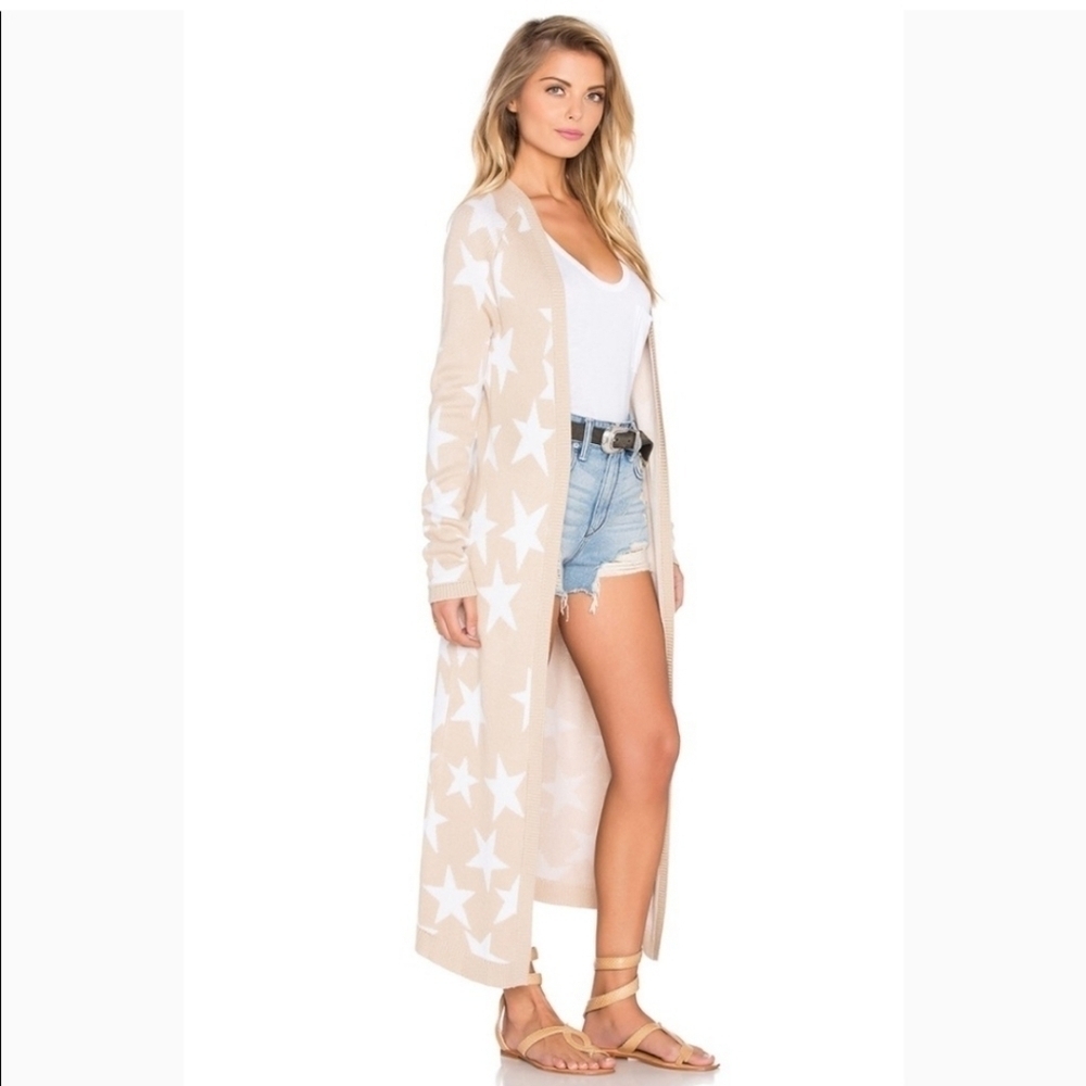 Mara Hoffman Star Long Knit Cardigan﻿﻿ Color San Size XS